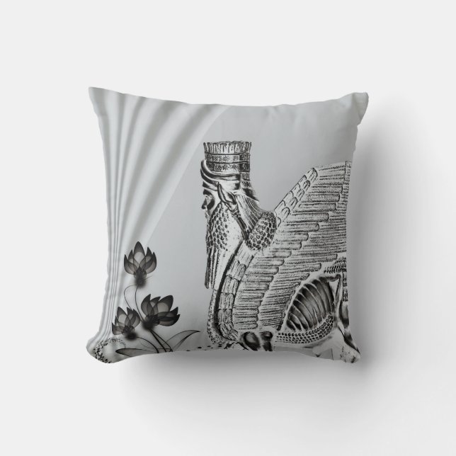 Almofada Travesseiro decorativo clássico de Lamaçu (Frente)