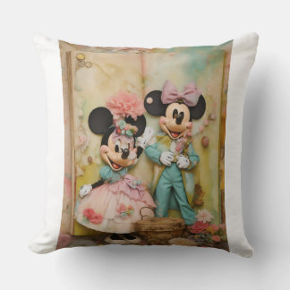 Almofada Travesseiro decorativo Clássico do Amor Mickey&Min