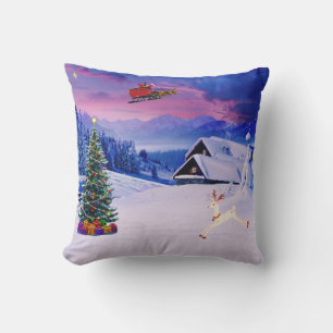 Almofada Travesseiro Decorativo clima de Papai Noel