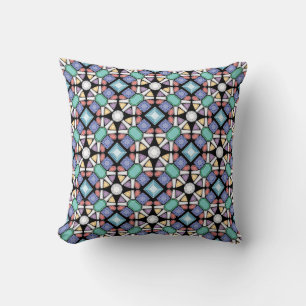 Almofada Travesseiro decorativo colorido do teste padrão