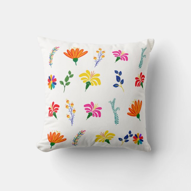 Almofada Travesseiro decorativo Colorido Moderno (Frente)