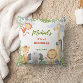 Almofada Travesseiro decorativo com animais bonitos.