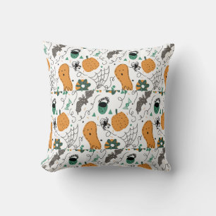 Almofada Travesseiro Decorativo com Desenhos de Fantasmas L