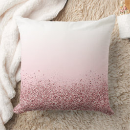 Almofada Travesseiro Decorativo com Design de Brilho Rosa