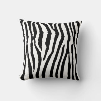 Almofada Travesseiro decorativo com impressão zebra