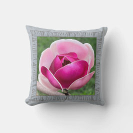 Almofada Travesseiro decorativo com Magenta Magnolia