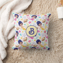 Almofada Travesseiro decorativo com Monograma de Vida Úmida