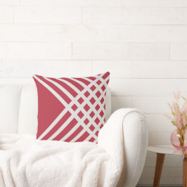Almofada Travesseiro Decorativo com Padrão Geométrico Cinza