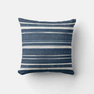 Almofada Travesseiro decorativo com risca azul