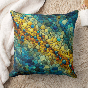 Almofada Travesseiro decorativo com trabalho de arte 55 - t