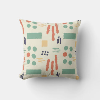 Almofada Travesseiro decorativo com um padrão orgânico de t