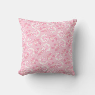Almofada Travesseiro decorativo cor-de-rosa macio do