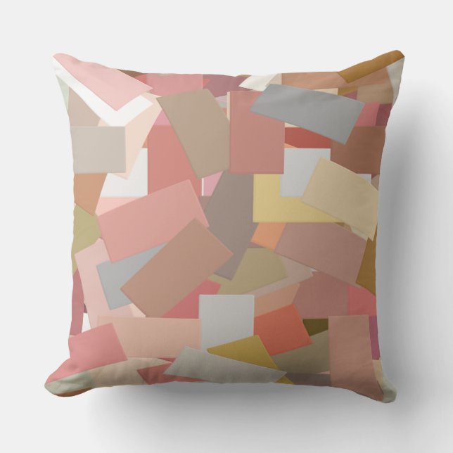 Almofada Travesseiro decorativo Coral Blocks (Frente)