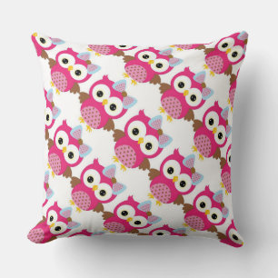 Almofada Travesseiro decorativo/Corujas De Algodão De Grau