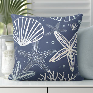 Almofada Travesseiro decorativo costeiro de Starfish & Seas
