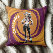 Travesseiro decorativo Cowgirl