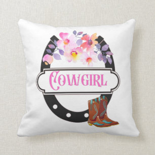 Almofada Travesseiro decorativo Cowgirl 