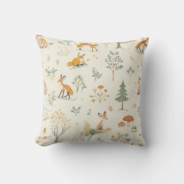 Almofada "Travesseiro decorativo Cozy Fox" (Frente)