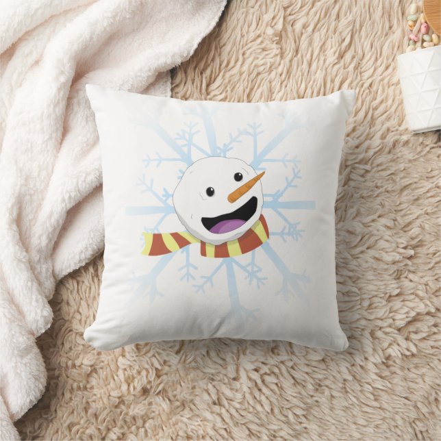 Almofada Travesseiro decorativo Cozy Snowman (Cobertor)