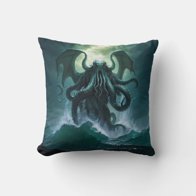Almofada Travesseiro decorativo Cthulhu (Frente)