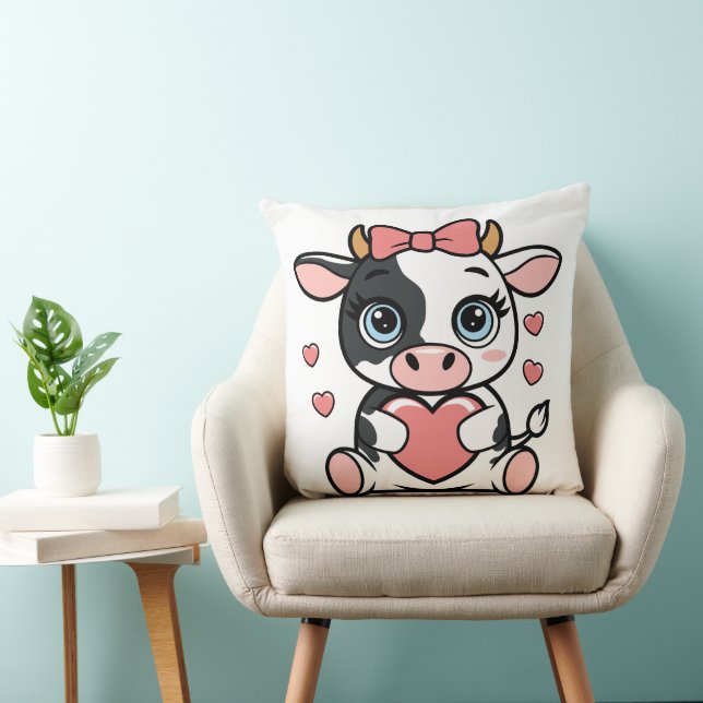Almofada Travesseiro decorativo Cuddle Cow 20x20 (Cadeira)