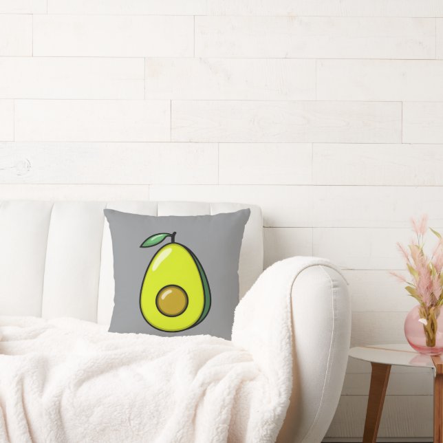 Almofada Travesseiro decorativo Cute Avocado (Sofá)