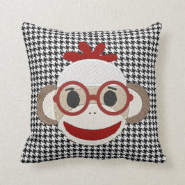 Almofada travesseiro decorativo "Cute Sock Monkey"