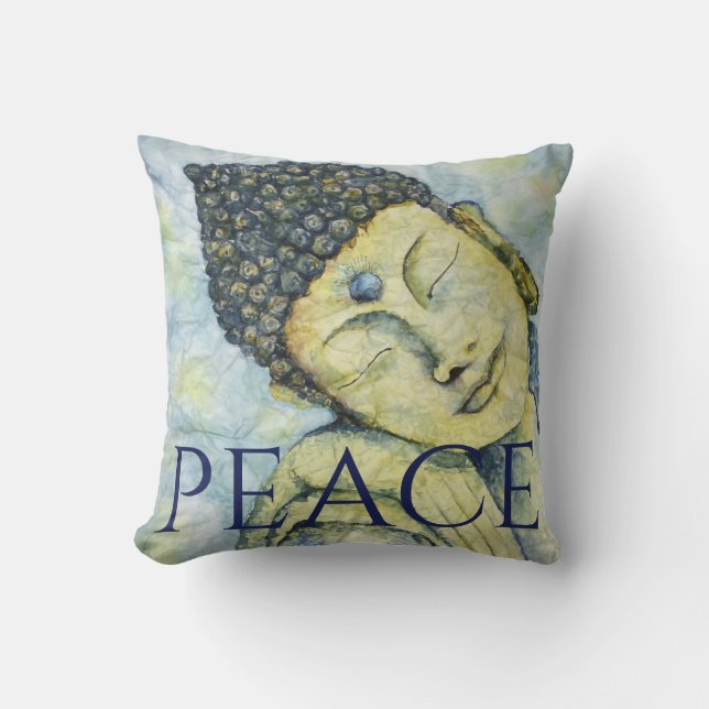 Almofada Travesseiro decorativo da arte da aguarela de (Frente)