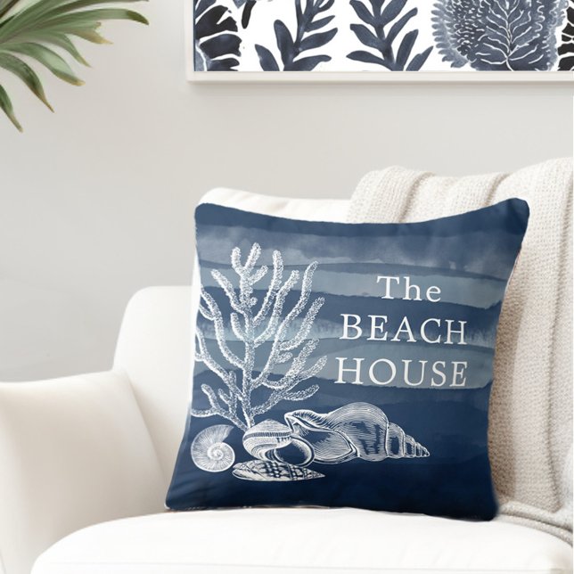 Almofada Travesseiro decorativo da Beach House (Elevate Your Décor: Discover our Gorgeous Beach House Throw Pillows by Totally Coast)