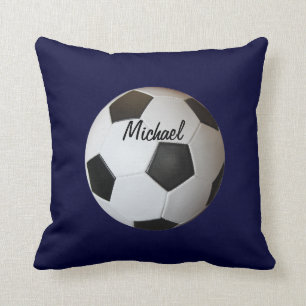Almofada Travesseiro decorativo da bola de futebol