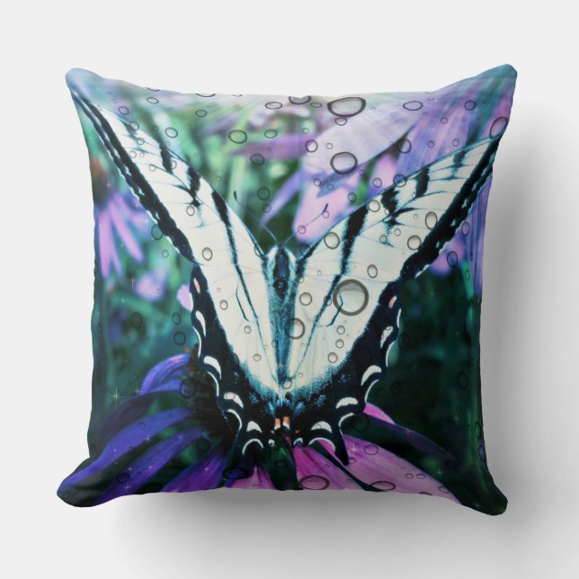 Almofada Travesseiro decorativo da borboleta (Frente)