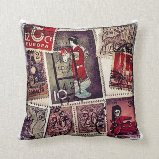 Almofada Travesseiro decorativo da coleção de selo