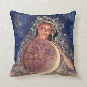 Almofada Travesseiro decorativo da deusa da lua