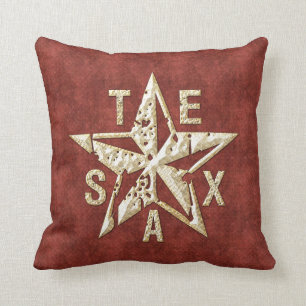 Almofada Travesseiro decorativo da estrela de Texas