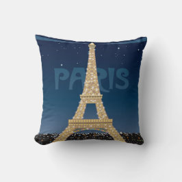 Almofada Travesseiro decorativo da faísca da torre Eiffel