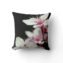 Travesseiro decorativo da flor de cerejeira
