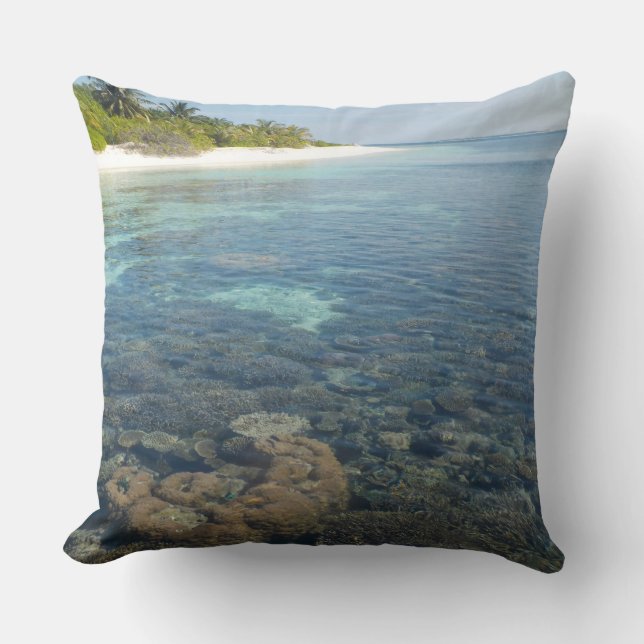 Almofada Travesseiro decorativo da Ilha Tropic (Frente)