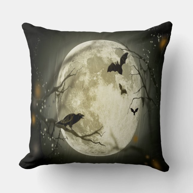 Almofada Travesseiro decorativo da Noite de Halloween (Frente)
