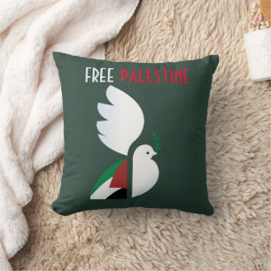 Almofada Travesseiro decorativo da Palestina Livre - Decor