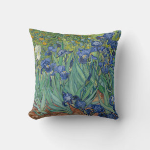 Almofada Travesseiro decorativo da Praça Irises de Van Gogh