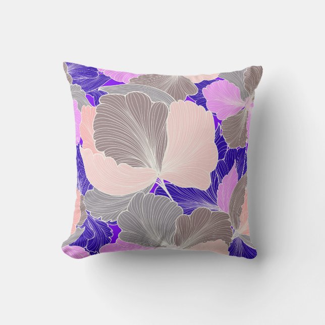 Almofada Travesseiro Decorativo da Shell Roxo (Frente)
