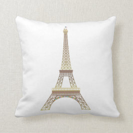 Almofada Travesseiro decorativo da torre Eiffel