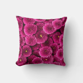 Almofada Travesseiro decorativo Dahlia Rosa Brilhante