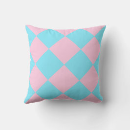 Almofada Travesseiro decorativo Dançarino azul-rosa-pastel