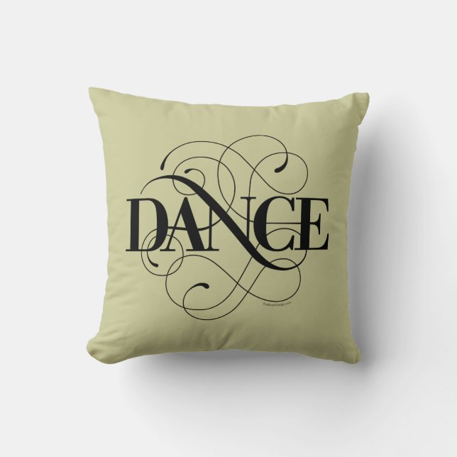 Almofada Travesseiro decorativo Dance Flourish (Frente)
