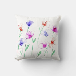 Almofada Travesseiro decorativo das Flores Sensíveis