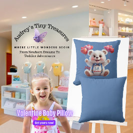 Almofada Travesseiro decorativo de 1rua do bebê
