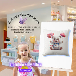 Almofada Travesseiro decorativo de 1rua do bebê