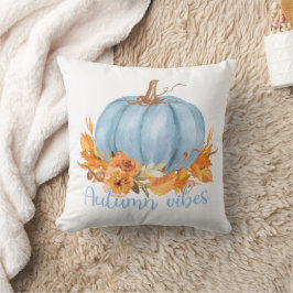 Almofada Travesseiro decorativo de Abóbora Azul do Autumn V