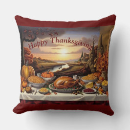 Almofada Travesseiro decorativo de Ação de Graças